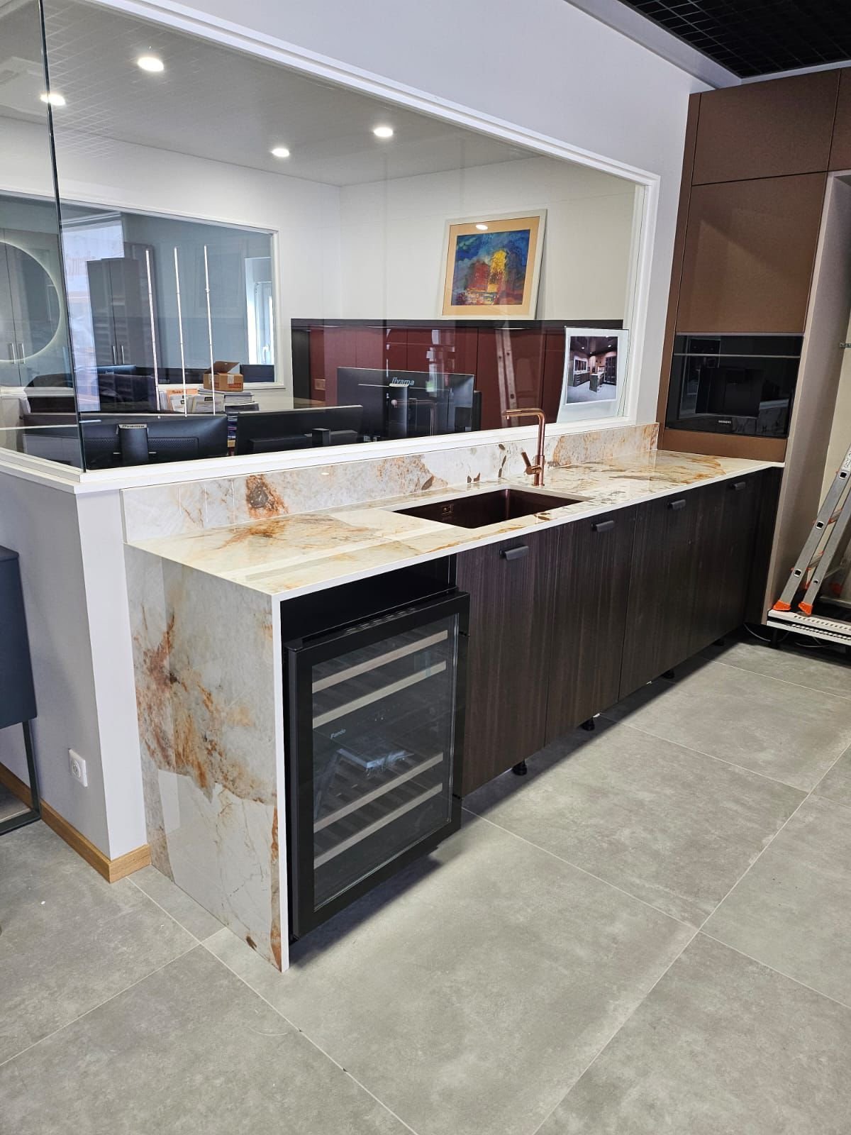 Réalisation Easy Stone — surface en pierre sur mesure