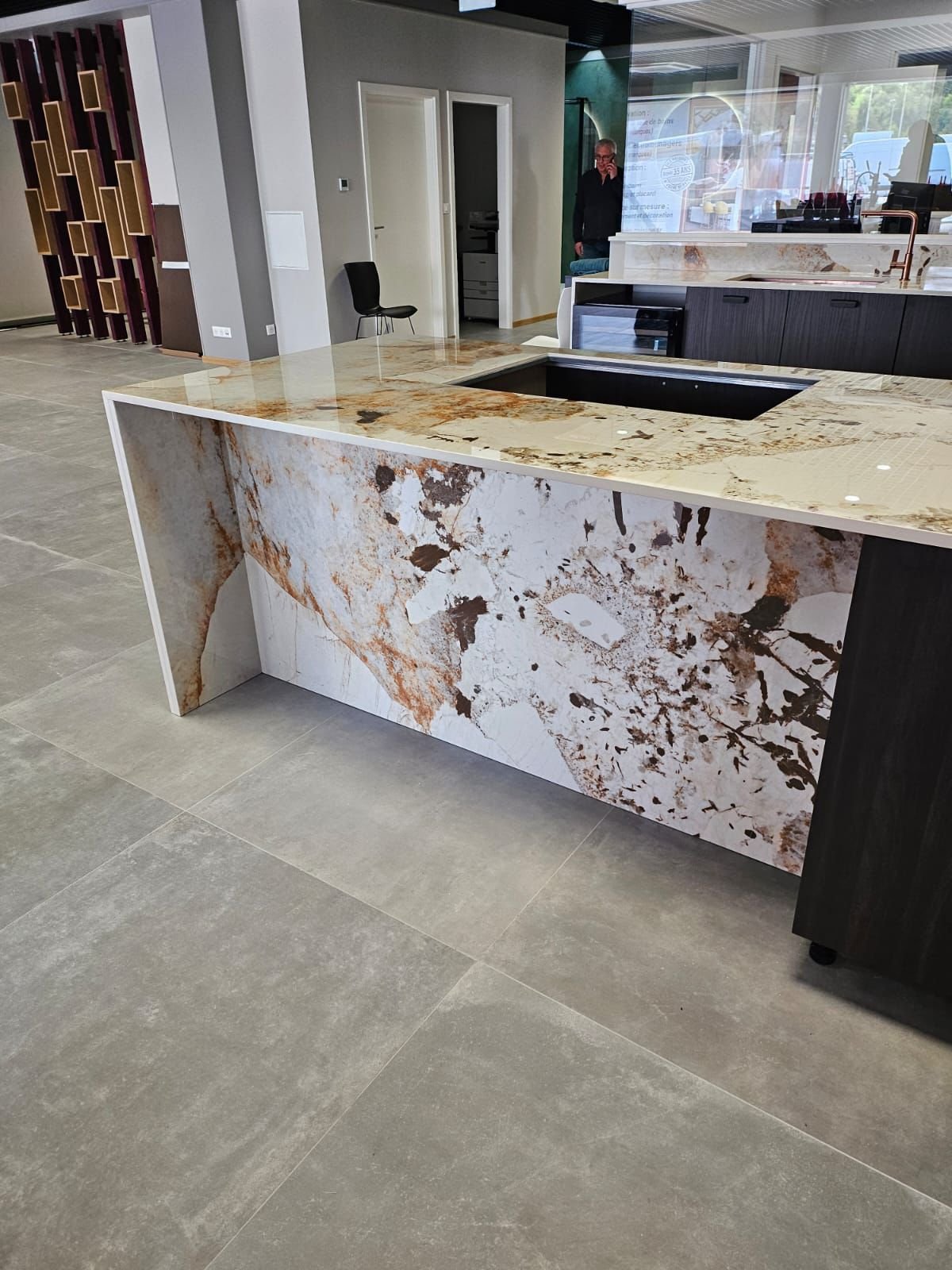Réalisation Easy Stone — surface en pierre sur mesure